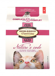 Oven Baked Tradition Nature's Code Adult сухой беззерновой корм для котят и взрослых кошек с курицей - 2,27 кг