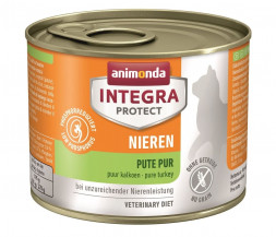 Animonda Integra Protect Renal влажный корм для взрослых кошек при хронической почечной недостаточности с индейкой в консервах - 200 г (6 шт в уп)