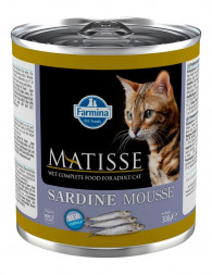 Farmina Matisse Sardine Mousse влажный корм для взрослых кошек мусс с сардиной - 300 г (6 шт в уп)