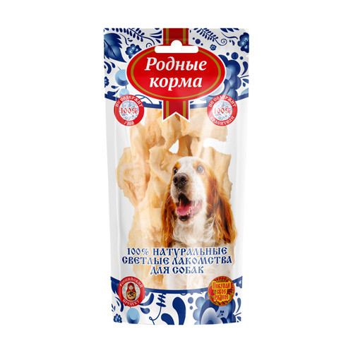 Родные Корма "Светлые" лакомство для собак хрустики телячьи - 55 г