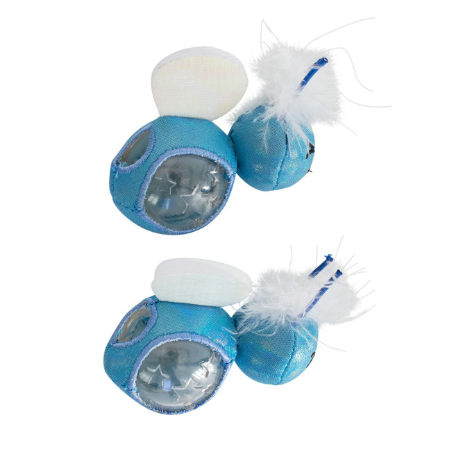 Petstages игрушка для кошек под лакомство "Светлячки", 2 шт