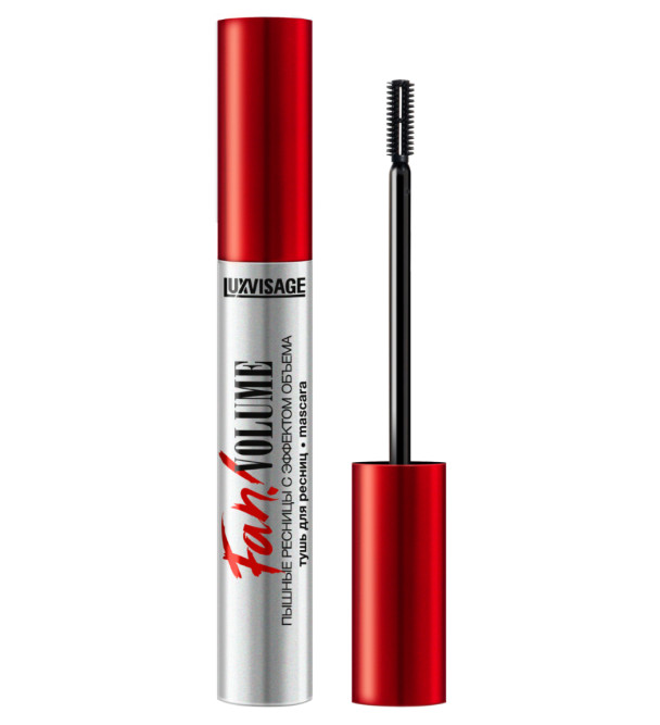LUXVISAGE Fan! Volume тушь для ресниц пышные ресницы, с эффектом объема