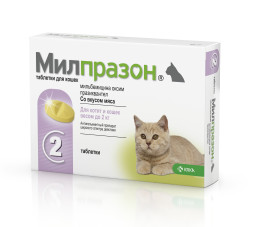 Милпразон KRKA антигельминтик для котят и молодых кошек - 2 шт