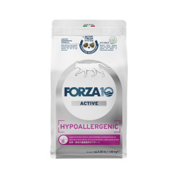 Forza10 Cat Hypoallergenic Active сухой корм для взрослых кошек с проблемами пищевой непереносимости и аллергии с рыбой - 1,5 кг