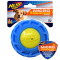 NERF Микро игрушка для собак рифленый мяч из термпопластичной резины, синий зеленый - 10 см