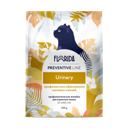 Florida Preventive Line Urinary сухой диетический корм для взрослых кошек при мочекаменной болезни - 500 г