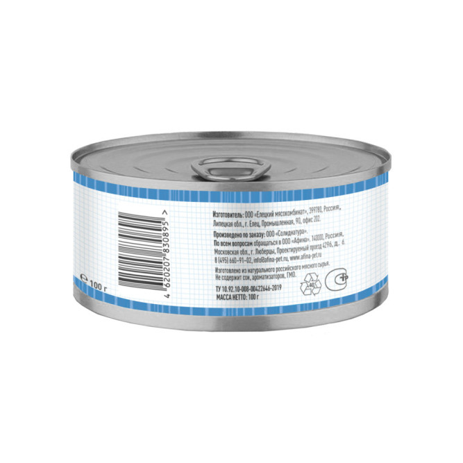 Solid Natura VET Recovery Support влажный диетический корм для кошек и собак на период восстановления, в консервах - 100 г х 6 шт