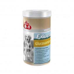 8 в 1 Excel глюкозамин для обеспечения здоровья суставов и подвижности у собак 55 таблеток