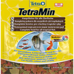 Tetra Min корм для всех видов рыб в виде хлопьев - 12 г (саше)
