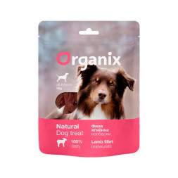 Organix лакомство для взрослых собак всех пород "Колбаски из филе ягненка" 100% мясо - 50 г