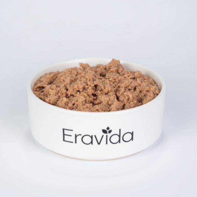 Eravida влажный корм для взрослых собак с кусочками кролика, в консервах - 400 г х 6 шт