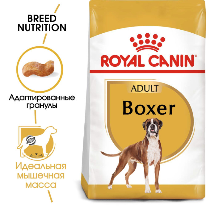 Royal Canin Boxer 26 корм для взрослых собак породы Боксер - 12 кг