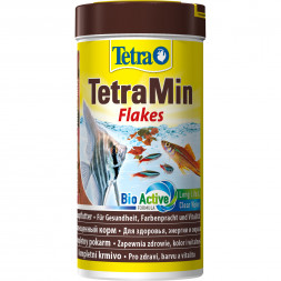 TetraMin корм для всех видов рыб в виде хлопьев 250 мл