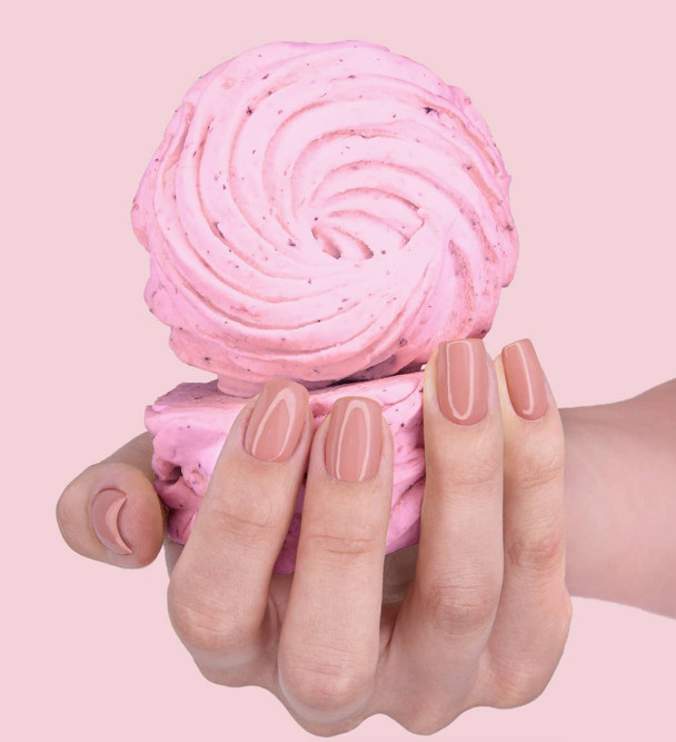 LUXVISAGE лак для ногтей GEL Finish, тон 26 Розово-бежевый