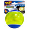 NERF игрушка для собак светящийся мяч прозрачный, синий зеленый - 8 см