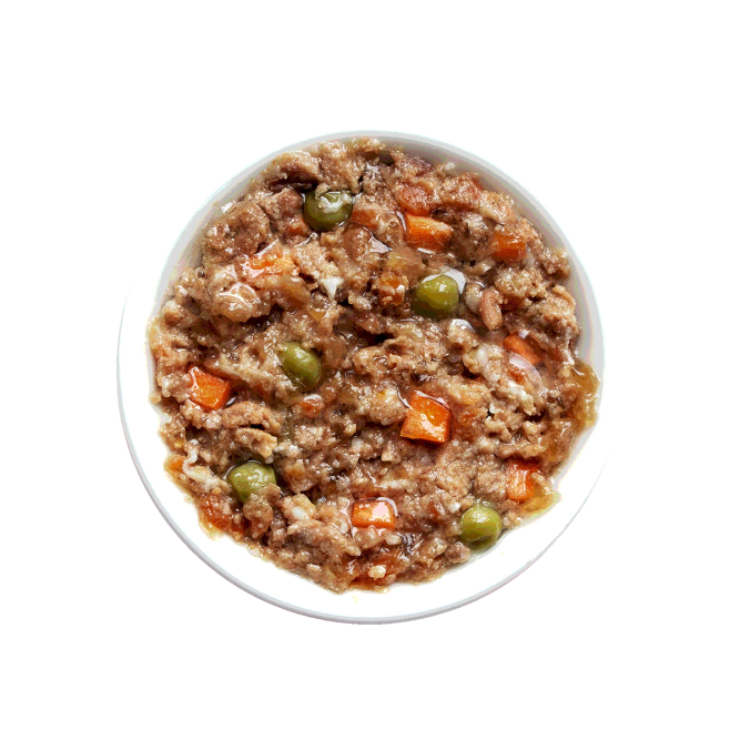 Деревенские лакомства влажный корм для взрослых собак всех пород "Домашние обеды" с телятиной по-деревенски, рубцом и овощами, в консервах - 240 г х 6 шт