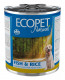 Farmina Ecopet Natural  Fish & Rice влажный корм для взрослых собак всех пород с рыбой и рисом - 300 г (6 шт в уп)