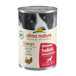 Almo Nature консервы для собак с чувствительным пищеварением с индейкой - 400 г х 24 шт