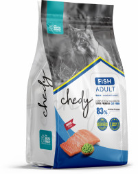 CHEDY Adult сухой корм для взрослых кошек с рыбой - 1,5 кг