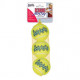 Игрушка-набор Kong Air "Теннисный мяч" для собак мелких охотничьих пород, диаметр 1,5 см