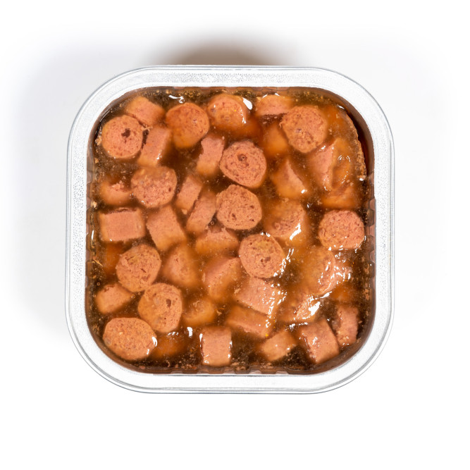 Eravida влажный корм для взрослых кошек кусочки в желе с кроликом, в ламистерах - 100 г х 16 шт