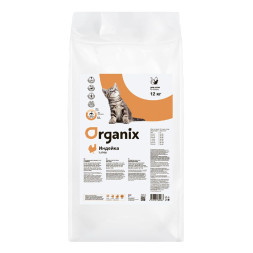 Organix сухой корм для котят с индейкой - 12 кг