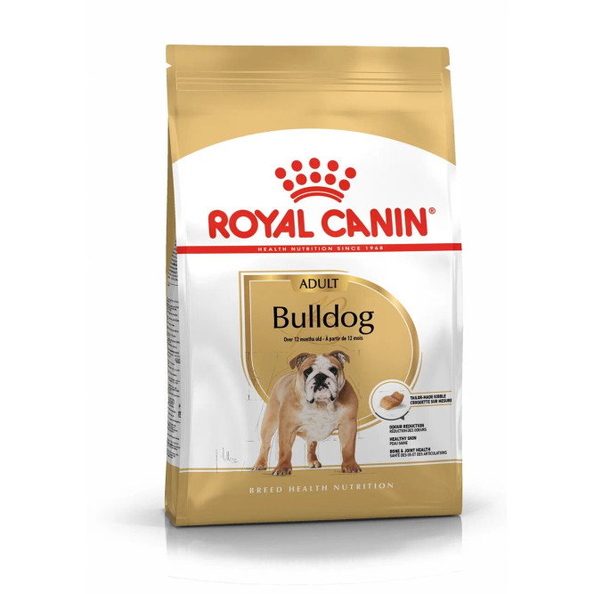 Royal Canin Bulldog Adult корм для английских бульдогов старше 12 месяцев - 3 кг