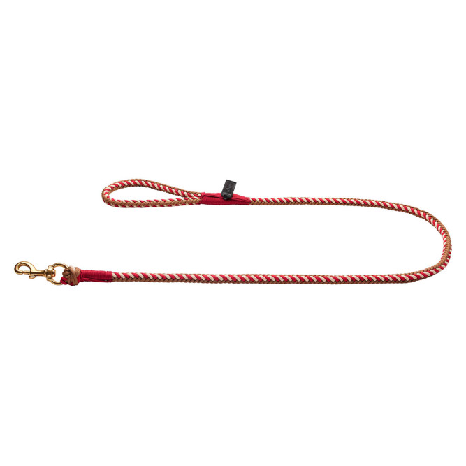 Hunter Tinnum 14 поводок для собак 140 см, красный с бежевым