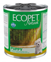 Farmina Ecopet Natural Puppy влажный корм для щенков, беременных и кормящих собак с курицей - 300 г (6 шт в уп)