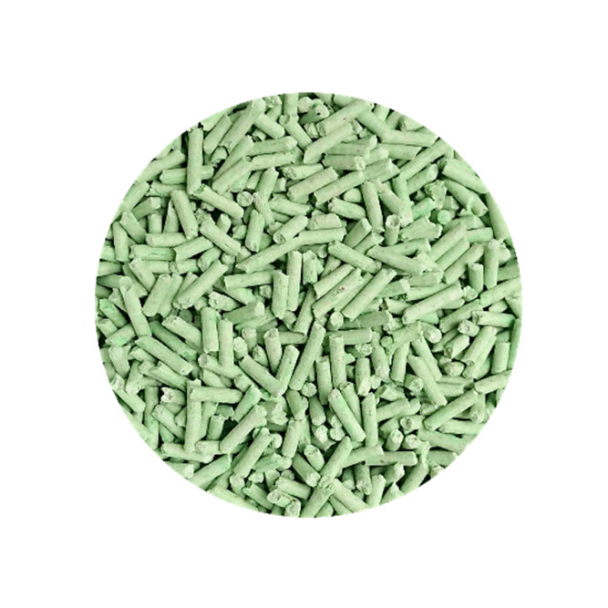 Little Friends Tofu Bamboo растительный комкующийся наполнитель для кошачьего туалета, Тофу Бамбук  - 2,5 кг (5 л)