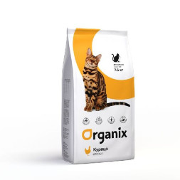 Organix сухой корм для взрослых кошек с курицей - 7,5 кг