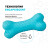 Playology DUAL LAYER BONE двухслойная жевательная косточка для собак с ароматом арахиса, большая, голубой