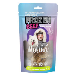 Molina Frozen сублимированное лакомство для собак всех пород и щенков &quot;Семенники говяжьи&quot; - 43 г