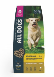 ALL DOGS сухой корм для взрослых собак с курицей - 13 кг