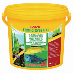 Sera Cichlid Green XL Корм для цихлид растительноядных - 1,3 кг