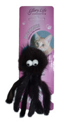 Glory Life Меховой осьминог, игрушка-дразнилка для кошек с мехом норки, разноцветная