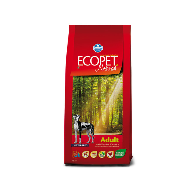 Farmina Ecopet Natural Adult Maxi сухой корм для взрослых собак крупных пород с курицей - 12 кг