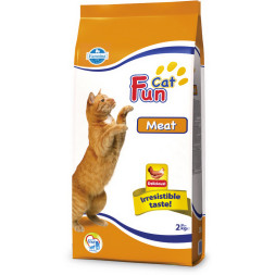 Farmina Fun Cat Meat сухой корм для взрослых кошек с мясом - 2 кг