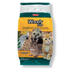 Padovan Woody litter древесный наполнитель для кошек, птиц и мелких домашних животных - 5 кг