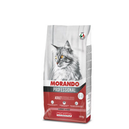 Morando Professional Gatto сухой корм для взрослых стерилизованных кошек с говядиной - 1,5 кг