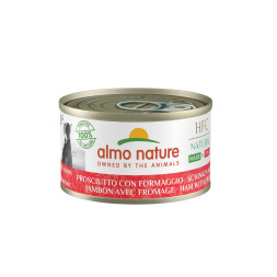 Almo Nature Итальянские рецепты консервы для собак с ветчиной и сыром - 95 г х 24 шт