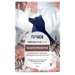 Florida Preventive Line Gastrointestinal сухой диетический корм для взрослых собак при заболеваниях ЖКТ - 600 г