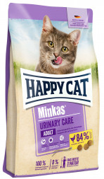 Happy Cat Minkas Urinary Care сухой корм для взрослых кошек для профилактики заболеваний мочеполовой системы с птицей - 1,5 кг