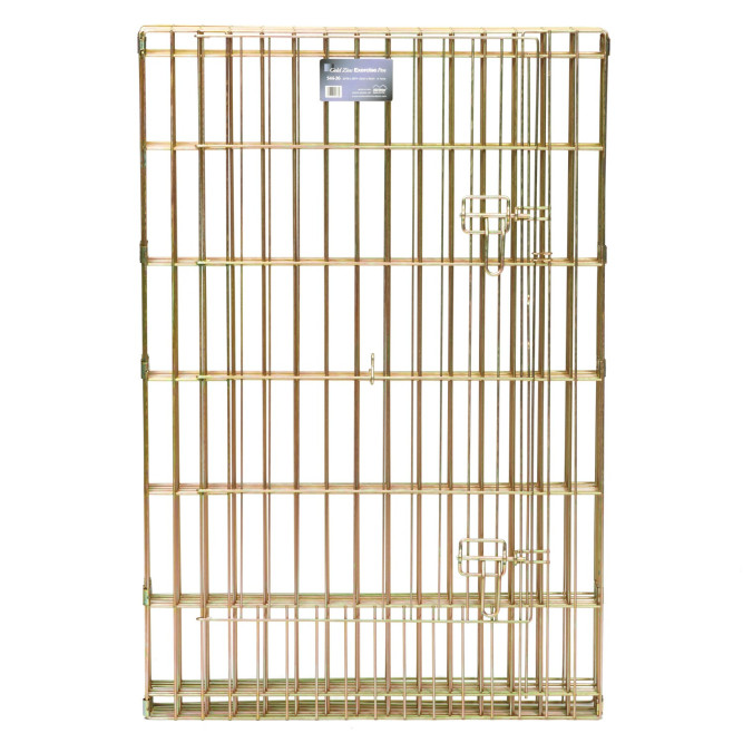 MidWest вольер 8 панелей с дверью позолоченный цинк 61х61h см