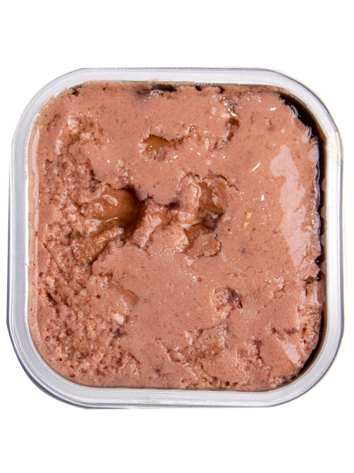 Monge Dog Fruit влажный корм для взрослых собак с курицей и малиной в ламистре 100 г (32 шт в уп)