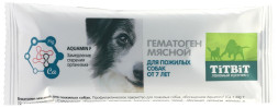TiTBiT лакомство для пожилых собак гематоген мясной - 35 г