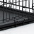 Midwest Icrate клетка для транспортировки средних и крупных собак, черная 1 дверь - 106х71х76 см