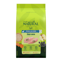 Guabi Natural Dog Light сухой корм низкокалорийный для взрослых собак мелких пород индейка и овес - 10,1 кг