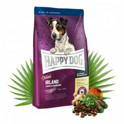 Happy Dog Supreme Mini Irland сухой корм для взрослых собак мелких пород с особыми потребностями с мясом лосося и кролика - 4 кг