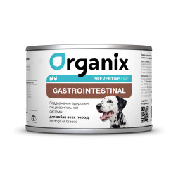 Organix Preventive Line Gastrointestinal диетические консервы для взрослых собак при расстройствах пищеварения с индейкой - 240 г x 12 шт